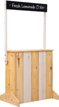 OWLHAUS Packable Wooden Lemonade Stand for Kids, Small Version