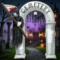 8FT Gaint Halloween Inflatable Outdoor Decorations Halloween Gateway Arch / haunted cemetery inflatable arch