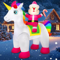 Koncifun 7.2 FT Christmas Inflatables Yard Decorations Outdoor Inflatables Decorations Built-in LED Lights,